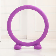 幼儿园跨栏儿童钻洞拱形门 塑料钻山洞室外钻圈体育活动健身器材玩具 升级钻洞圆圈紫色