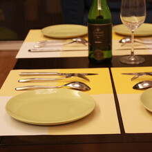 金字塔 餐垫隔热垫防烫餐桌垫西餐垫酒店桌布碗垫餐具垫 黄四方格【四片装】