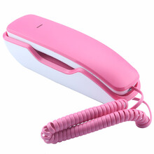 中诺A061新款壁挂式固定电话机酒店客房小挂机面包机 樱桃红