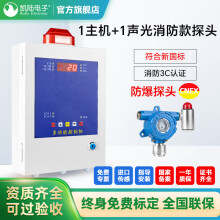 凯陆电子（kallu Electronic） 工业可燃气体探测器天然气液化气喷漆房气体泄漏气体探测报警器 【声光款】GTYQ一主机一探测器