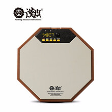 漢旗（HUN）架子鼓哑鼓套装12寸汉牌哑鼓垫练习打击板 R1灰色（带节拍器）