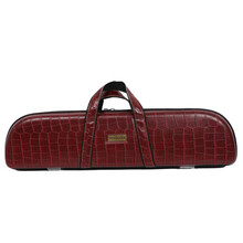 乐府诗（YUEFUSHI） 乐府诗8只装 箱包笛盒 笛子 包装盒 布艺笛盒 酒红色皮革8支装笛子盒