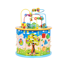 幼得乐儿童绕珠百宝箱益智串珠积木男女孩婴儿智力玩具1-2-3-6岁宝宝玩具 十二功能大绕珠