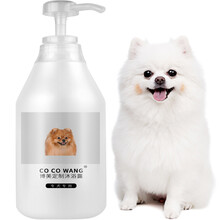 COCOWANG博美定制沐浴露黄毛白毛专用狗狗香波浴液美毛除臭幼犬成犬蓬松洗澡用品 博美沐浴露1瓶