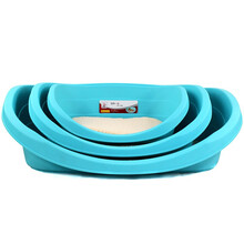 ELITE中恒狗狗窝四季通用狗窝防咬可拆洗小型犬泰迪金毛大型犬树脂塑料狗床配套窝垫宠物狗用品 L-大型80*50*25cm