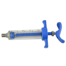 约克（YORK） 杰达精品塑钢注射器 TPX耐高温铜头注射器 兽用针筒 蓝色塑钢20ml