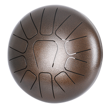 乐府诗（YUEFUSHI） 空灵鼓乐器玄空鼓钢舌忘忧鼓成人儿童初学者悬空鼓色空灵鼓手碟鼓11音无玄鼓 黑金花 10寸