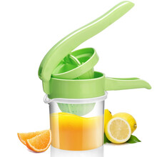 倍尔乐（Bearo）手动榨汁器 多功能果汁机柠檬橙汁榨汁杯套装JB-001 绿色