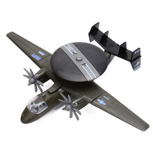 仿真战机地带战斗机航天飞机轰炸机歼十回力合金飞机模型儿童玩具国产阅兵飞机儿童玩具礼物玩具合金玩具 空中预警机