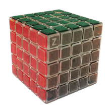 zcube透明魔方3阶光面顺滑比赛初学者专用三阶异形魔方益智玩具 透明五阶魔方光面