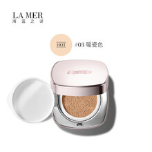 英国进口 LA MER 海蓝之谜  鎏光焕变气垫粉底液 保湿补水 24g 03暖瓷色 Warm Porcelain