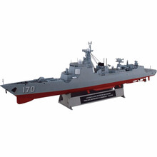 小号手 04530 军事拼装模型 1/350中国052C型 兰州号 导弹驱逐舰 成人中学生玩具 模型+胶水+工具套