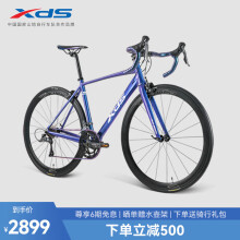 喜德盛公路自行车16速U刹运动健身 成人车 RC500变色蓝白700C*510