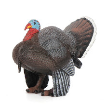 Mechile仿真动物模型飞禽鸟类玩具套装鹦鹉老鹰白头鹰火烈鸟鹈鹕 火鸡