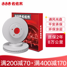 佐佐木 刹车盘前盘后盘适用于（长城/现代/起亚/比亚迪） 精灵前盘一只