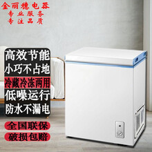 花一级节能冷柜家用商用大容量冷冻柜迷你冰柜小型双温冷藏保鲜 世雅 50A108L加厚版【全国联保 送货上门】