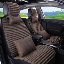 睿宝格 适用于别克昂科拉GX昂科威/S 微蓝7汽车坐垫四季通用亚麻荞麦养生双面免 咖色豪华版