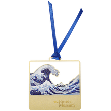 大英博物馆官方大英馆藏系列铜书签创意简约礼物文具用品时尚创意礼物毕业毕业季七夕节礼物 神奈川冲浪里款