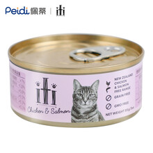 超市	新西兰进口 爱娣(ITI)猫罐头85g鸡肉三文鱼配方 成猫幼猫宠物猫粮湿粮主食罐