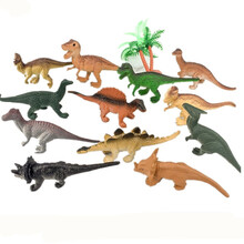 恐龙儿童玩具变形蛋霸王龙塑胶仿真动物模型男孩子礼物 蓝色 A