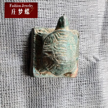 庄梦蝶 仿古古代古玩杂项 汉朝印章纯铜小乌龟印章小号铜印章 形态精美