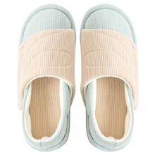 优调春秋夏季包跟产后月子鞋室内女士薄款孕妇软底防滑四季孕产妇拖鞋大码 卡其 39-40（建议38-39）