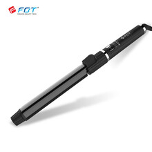 FBT影楼化妆师 360度旋转电棒专用卷发器陶瓷釉不伤发梨花内扣刘海电卷棒美发神器包邮 19MM 小卷清纯