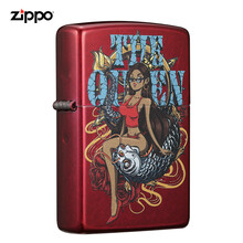 之宝（ZIPPO）打火机 锦鲤传说 苹果红粉漆彩印 21063-C-000001煤油防风火机