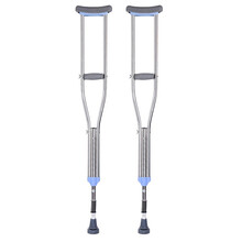 长寿泉加厚腋下拐杖医用拐杖双支防滑高度可伸缩双拐可调腋拐助行器 【双支装】中号（适合身高1.54米-1.75米）