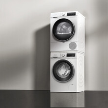 西门子（SIEMENS）10kg智能除渍滚筒洗衣机+10kg热泵烘干机家用防缠绕套装 WG52A1X00W+WQ55A2D00W
