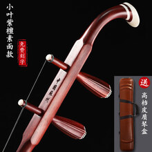 竹林丰 黑檀二胡乐器专业成人演奏考级初学者儿童大音量胡琴苏州厂家直销 特选小叶紫檀（素面款）+全套配件