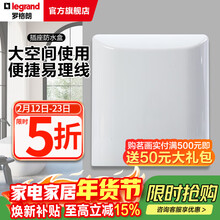 罗格朗（LEGRAND）电工电料86型暗装开关插座防水盒 防溅盒 浴室防水罩 雅白色插座防水盒E223DV