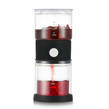 帝国（diguo）太空F2咖啡过滤壶 家用美式咖啡滴滤壶咖啡冰滴壶 不锈钢双层滤网过滤性强冲泡器 黑色