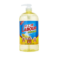 劳工牌洗洁精 劳工牌柠檬洗洁精家庭装家用厨房大桶实惠装1.3KG*3瓶