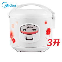 美的（Midea）电饭煲 机械式家用 大容量操作简单老人小孩电饭锅 YJ308J 3升