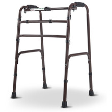 助行助行器老人拐杖老人双拐孕妇残疾人助步器四脚拐棍助行架 B01-合金钢 延保一年