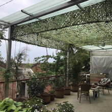 遮阳网 防晒网 防航拍迷彩网遮光网户外丛林迷彩遮阳网布绿化防伪网军绿色 6米宽6米长