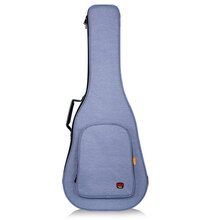 加厚加棉双肩木吉他包39寸40寸41寸民谣古典琴包背包防水双肩吉它箱包男女通用轻便防震可背可提 湖泊蓝 39寸 升级加厚款