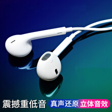 LRKER耳机入耳式有线控耳麦游戏电脑手机吃鸡适用于苹果小米OPPO华为荣耀VIVO安卓IQOO带麦 【3.5MM圆口/圆头耳机】