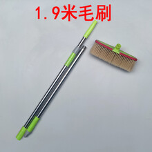 大货车客车软毛对接伸缩长杆洗车刷车刷子3米加长柄毛刷拖把车用 1.9米毛刷一把