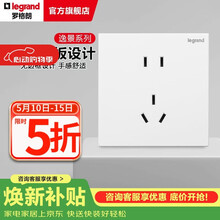 罗格朗（LEGRAND）开关插座逸景系列插座开关面板玉兰白套餐86型暗装清单报价 10A五孔二三插