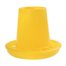 鸡料桶 鸡用饲料桶料盘鸡自动下料桶 鸡食槽 喂鸡食槽养鸡设备 2斤料桶