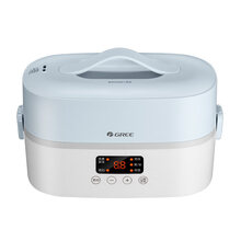 格力（GREE）电热饭盒可插电蒸煮热饭菜保温便当盒上班便携带饭 风信蓝