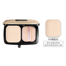 递欧（deold）粉饼干粉定妆遮瑕持久控油不脱妆干湿两用修容粉防水提亮肤色补妆粉底 01瓷白色 12g