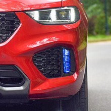 适用于魏派vv7日行灯改色膜WEYvv5大灯变色膜透光雾灯膜 保护贴纸膜改装 VV7日行灯膜【蓝色】