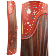 江音非洲紫檀木花梨古筝民族弹拨乐器碎花嵌贝雕素面古筝 样式随机发，有需要请联系客服