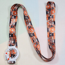 成人水瓶挂绳矿泉水挂绳饮料瓶背带水杯便携背带斜跨挂绳 玫红色 小熊头---环扣