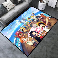 个性创意七龙珠海贼王火影忍者动漫人物地毯客厅卧室房间床边餐桌地毯地毯办公室电脑椅地毯酒店地毯室外地毯 动漫2 120x160厘米(送)
