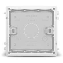 罗格朗（LEGRAND）电工电料暗盒86型开关插座接线盒 暗装底盒 白色单只