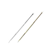 粉刺针不锈钢专业去黑头挑挤痘痘暗疮针美容排针工具单个 粉刺针【金色+银色】